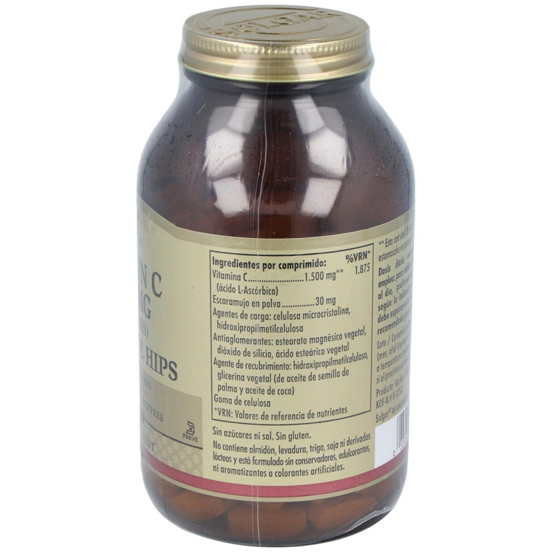 Rose Hips Vit C 1500mg 180 Comprimidos - Solgar
