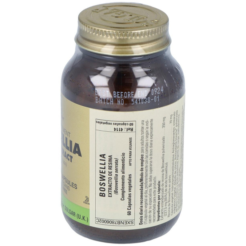 Boswellia - Resina - (boswellia Serrata) 60veg - Solgar