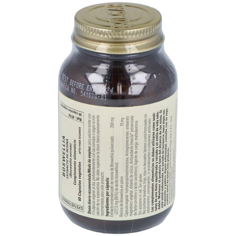Boswellia - Resina - (boswellia Serrata) 60veg - Solgar