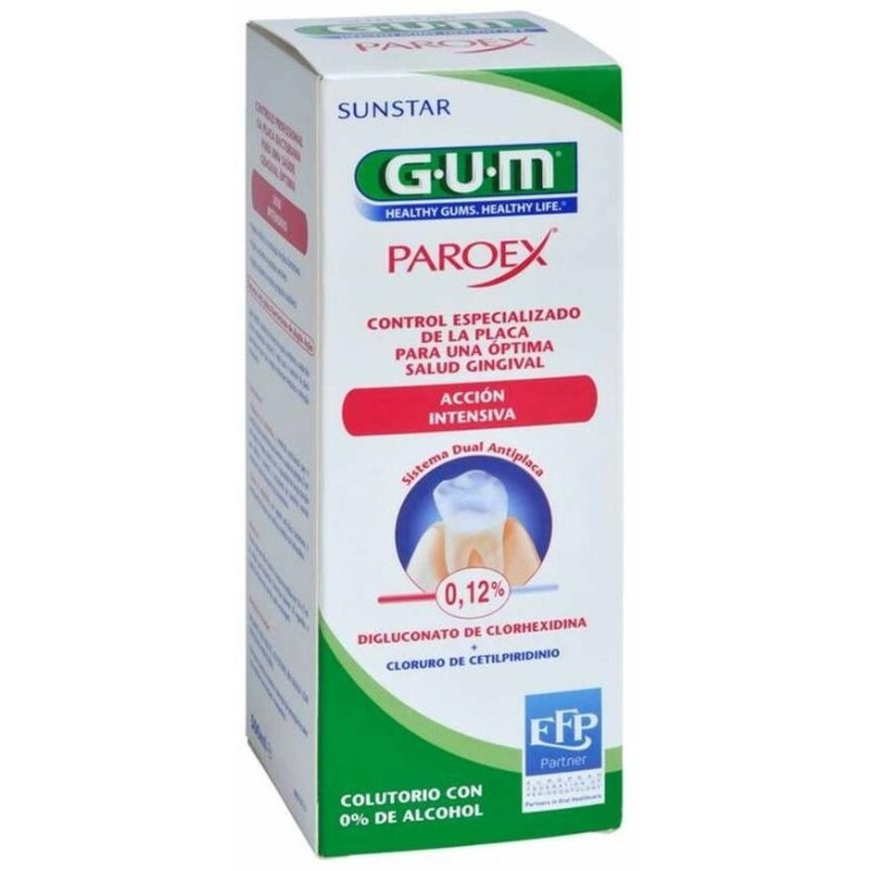Gum Paroex Tratamiento Periodontitis Colutorio, 500 ml - Paroex