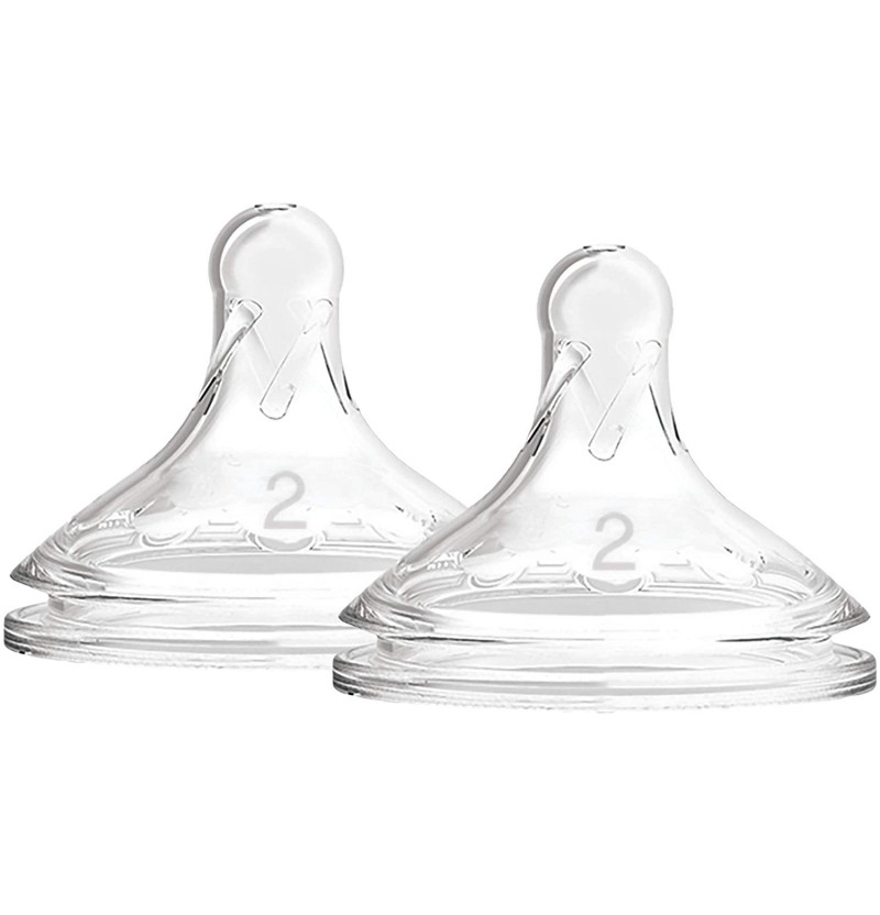 Tetina Silicona Boca Ancha Options+ - Dr Brown´S Natural Flow (Nivel 2 2 U)