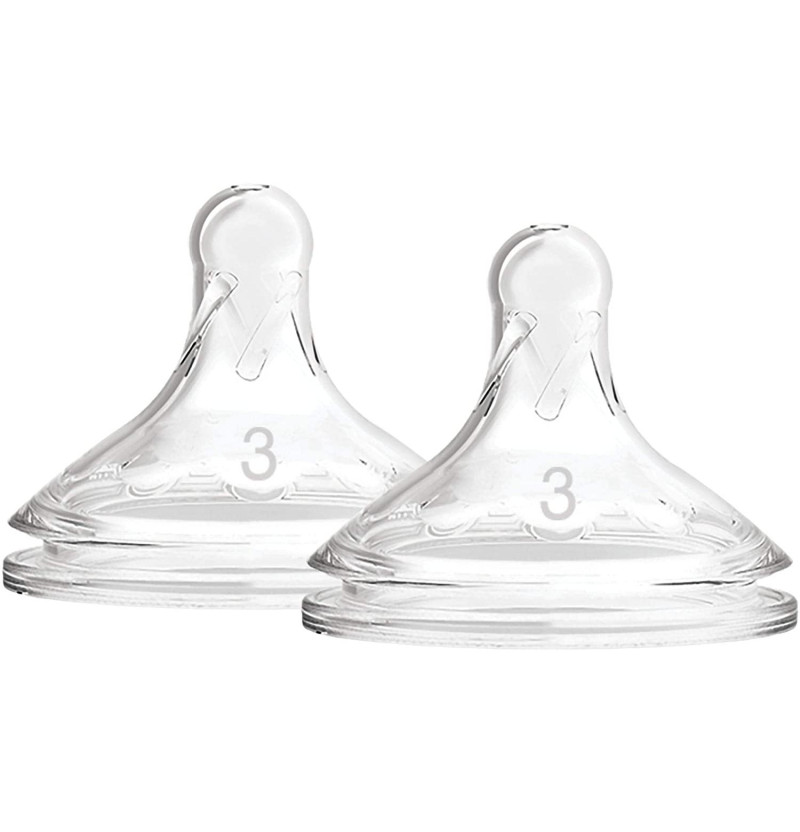 Tetina Silicona Boca Ancha Options+ - Dr Brown´S Natural Flow (Nivel 3 2 U)