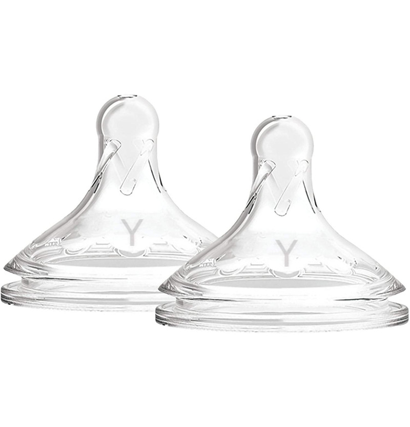 Tetina Silicona Boca Ancha Options+ - Dr Brown´S Natural Flow (Cereales 2 U)