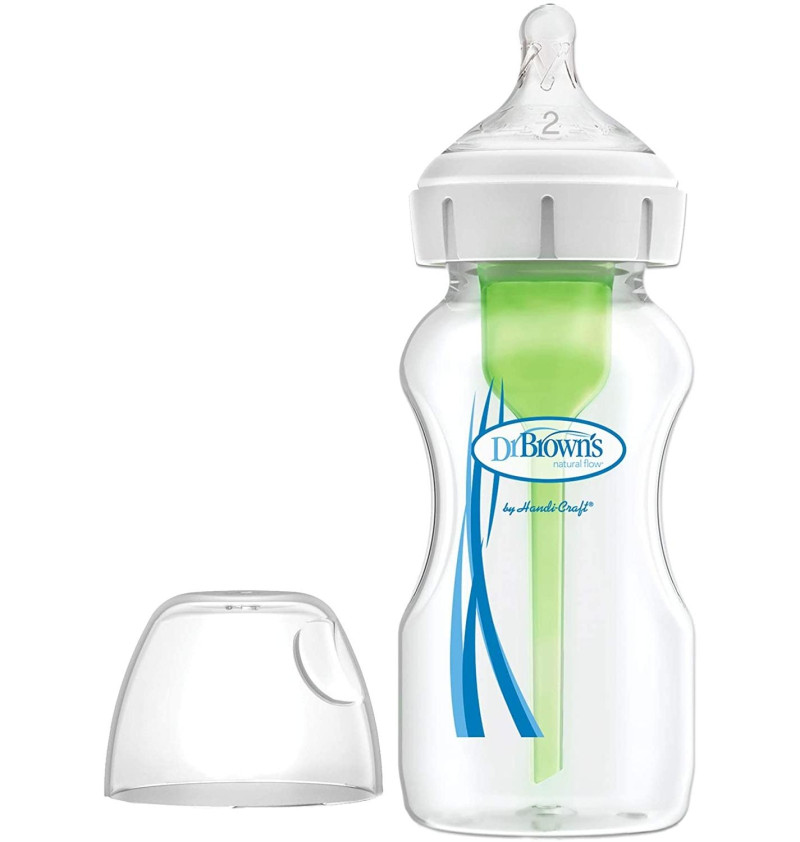 Biberon Boca Ancha Pp Options+ - Dr Brown`S Natural Flow (Tetina Nivel 2 270 Ml)