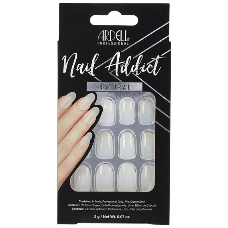 Nail Addict Natural Uñas Postizas Oval 24uds - Ardell