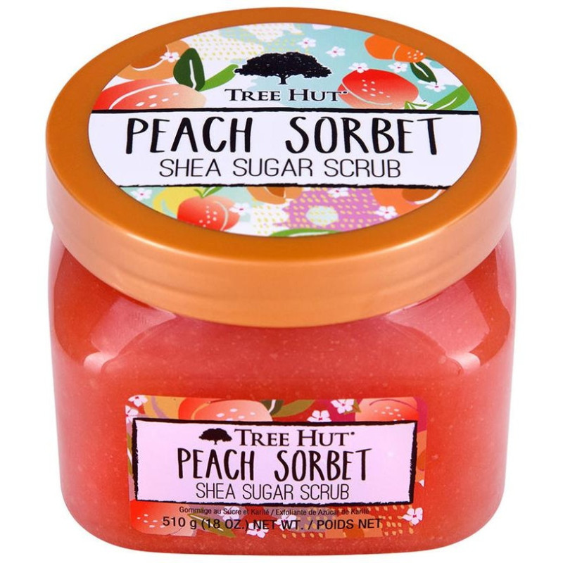 Exfoliante de Azúcar Sorbete de Melocotón 510 Gr - Tree Hut
