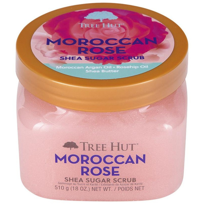 Exfoliante de Azúcar Rosa de Marruecos 510 Gr - Tree Hut