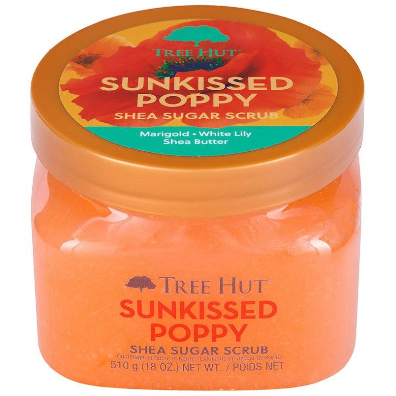 Exfoliante de Azúcar Amapola Bronceada 510 Gr - Tree Hut