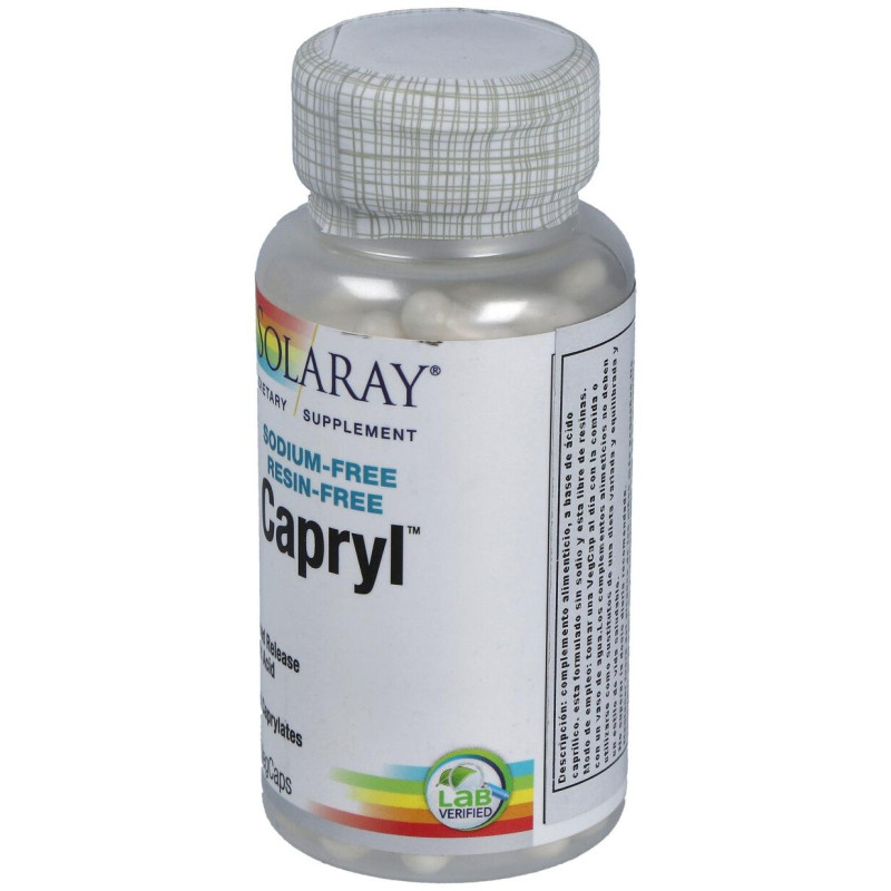 Capryl Tm (ácido Caprilico) 100cap.veg - Solaray