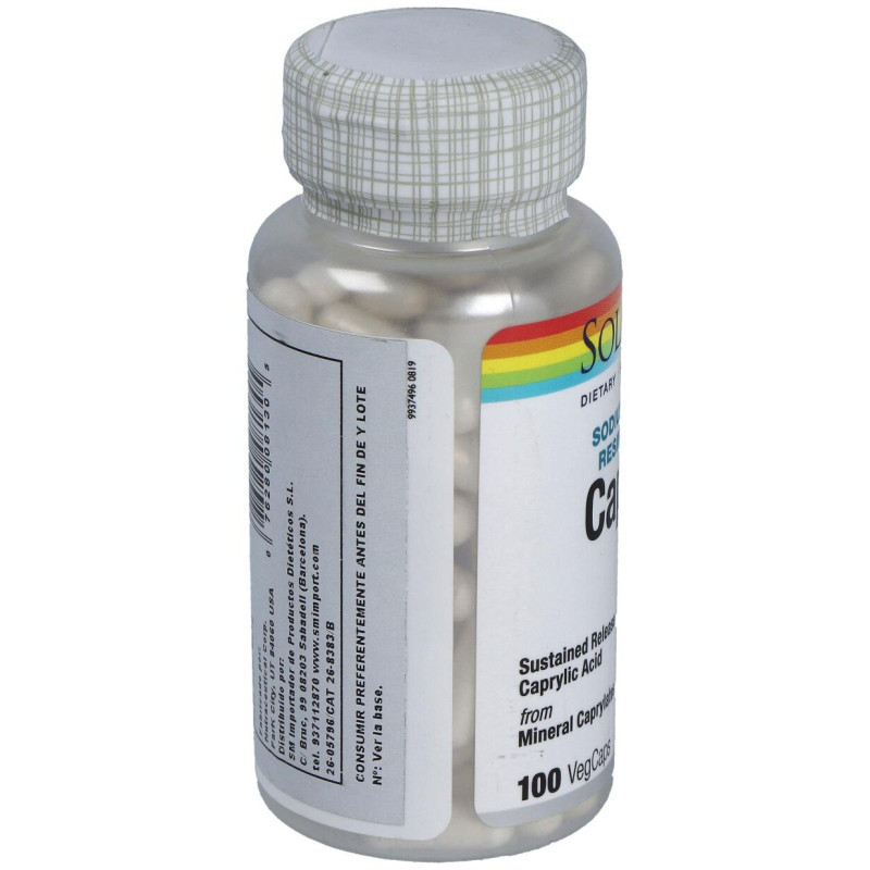 Capryl Tm (ácido Caprilico) 100cap.veg - Solaray