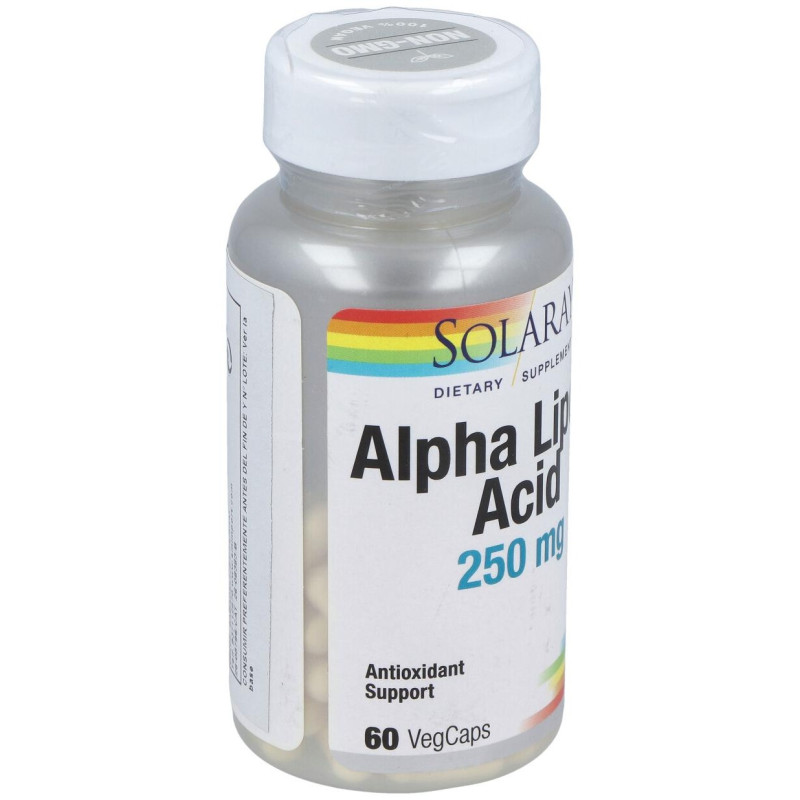 Alpha Lipoic Acid 250mg 60cáps - Solaray