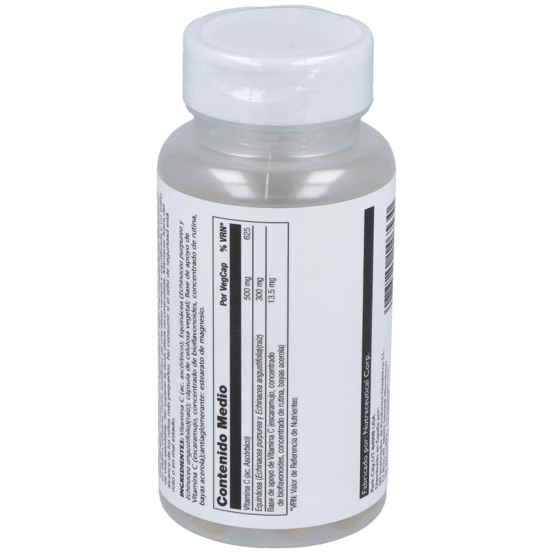 Vitamina C 500mg + Echinacea 300mg. 60cap - Solaray