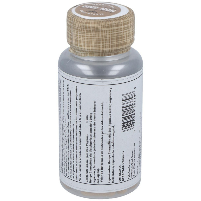 Royal Agaricus Champiñon Del Sol 500Mg. 60Cap.Veg