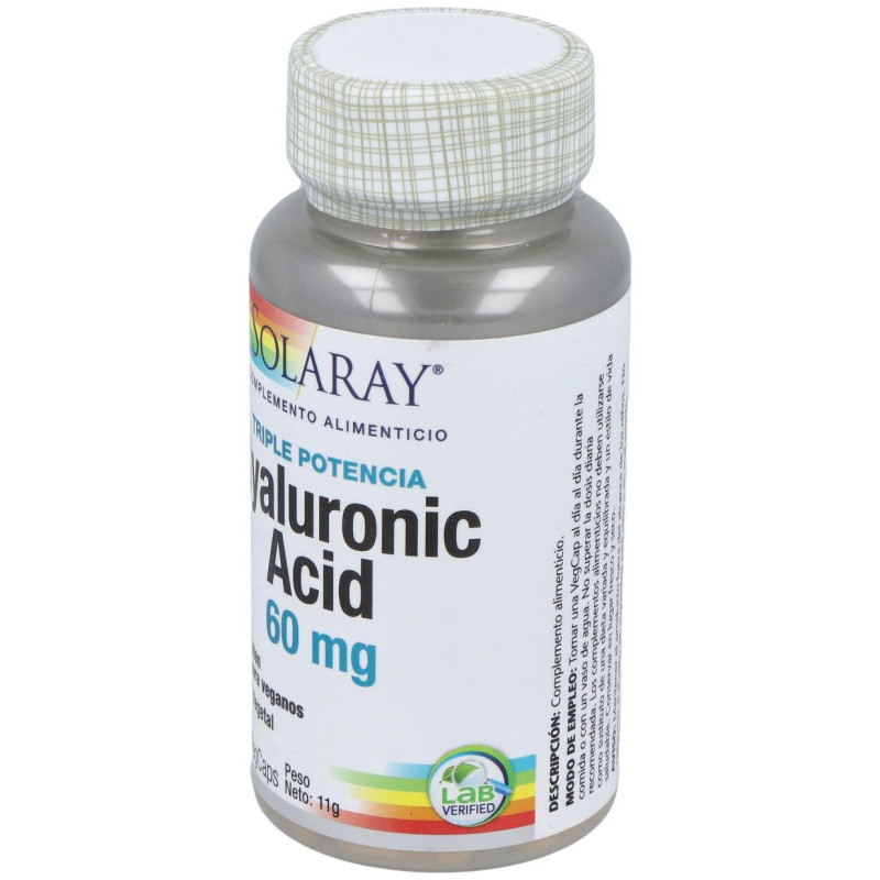 Hyaluronic Acid 60 Mg 30 Vegcaps