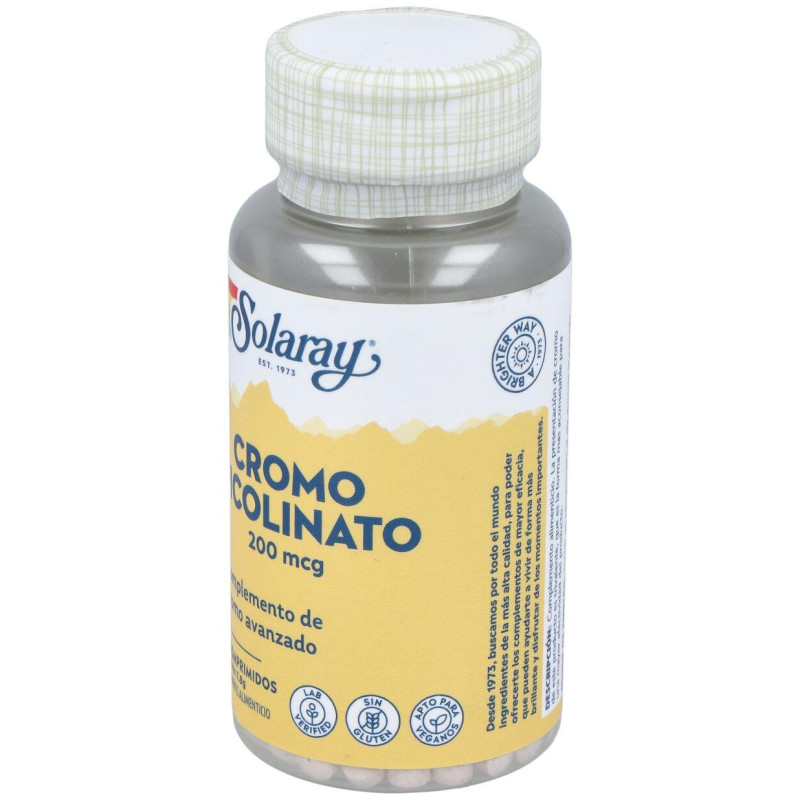Chromium Picolinate 200 50 Tabletas - Solaray