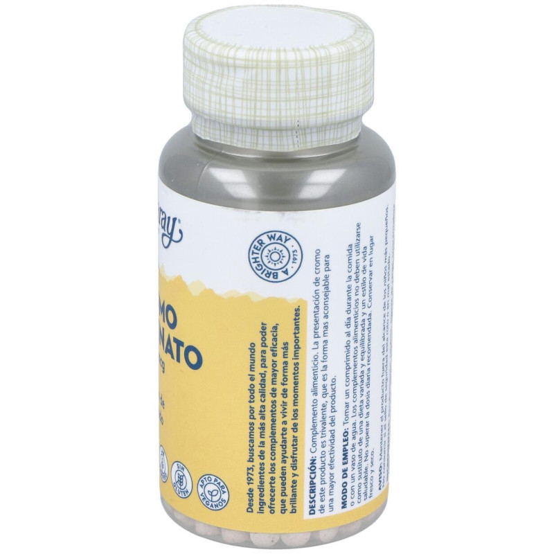 Chromium Picolinate 200 50 Tabletas - Solaray