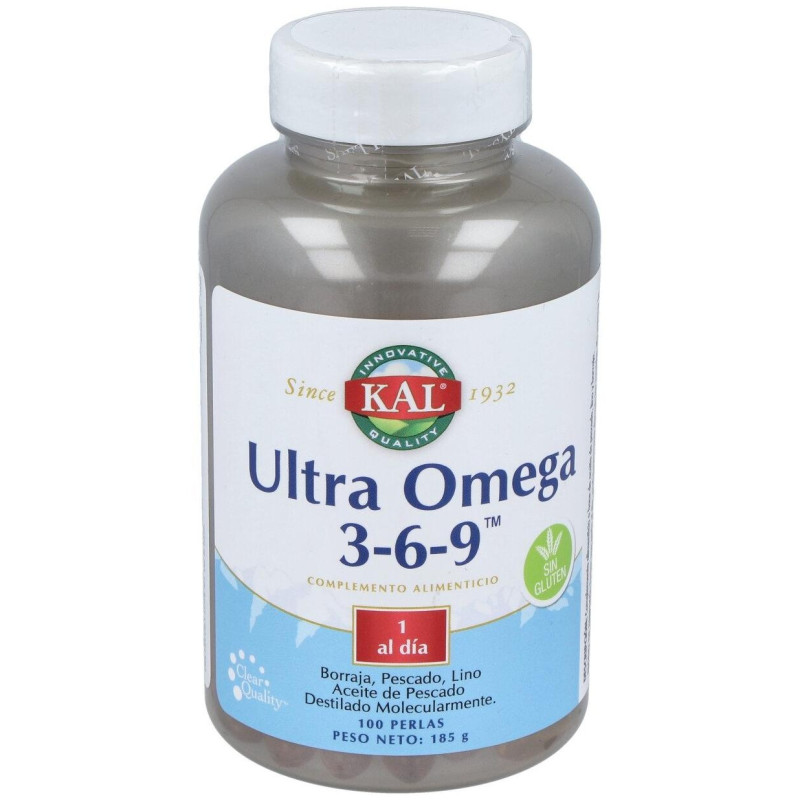 Kal Ultra Omega 3 - 6 - 9 100perlas - Solaray