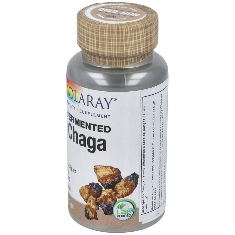 Solaray Chaga Fermented 500Mg 60Caps