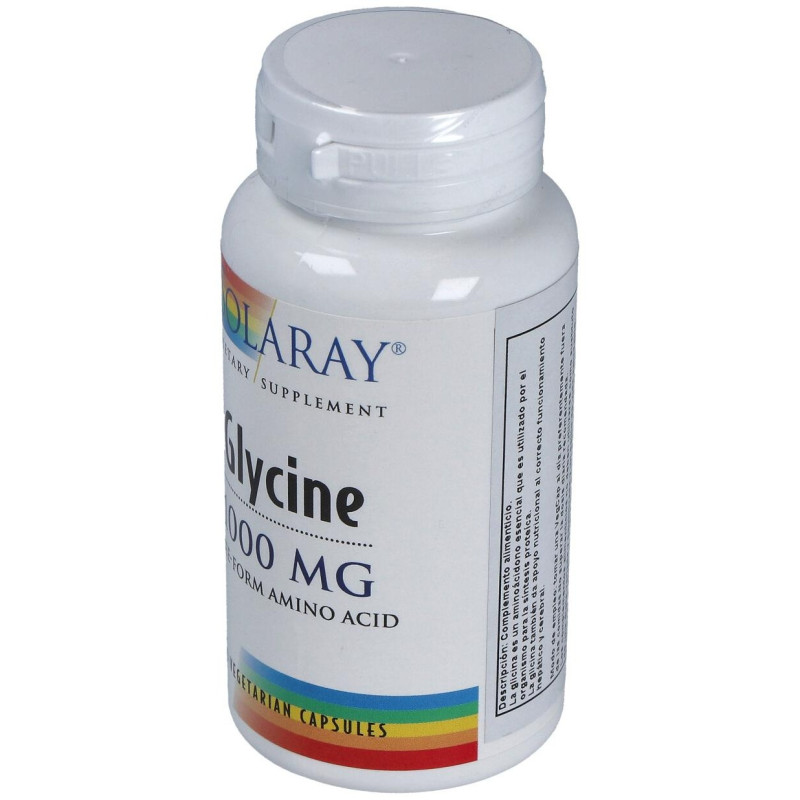 Glycine 1000mg. 60cap.veg - Solaray