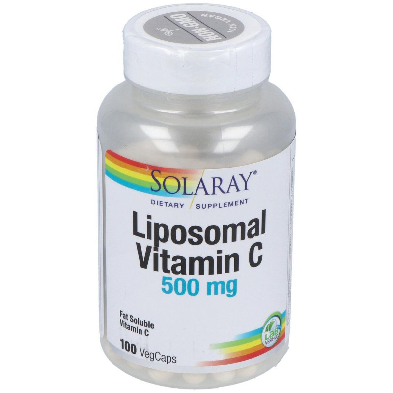 Liposomal Vitamina C 500mg 100caps - Solaray