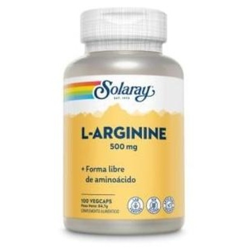 L - Arginine 500mg. 100cap - Solaray