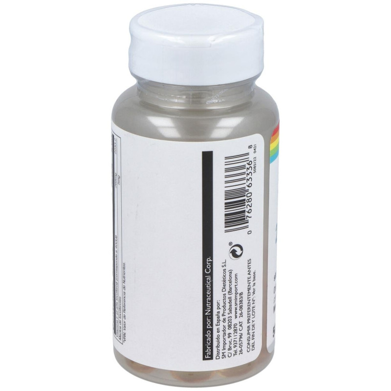Vit. e (100% D - Alfa Tocoferoles) 50perlas - Solaray