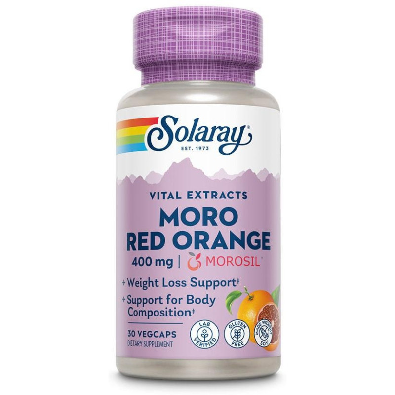 Moro Red Orange 400 mg Vegcaps, Vitaminas y Suplementos Solaray - Perfumes Club - Solaray