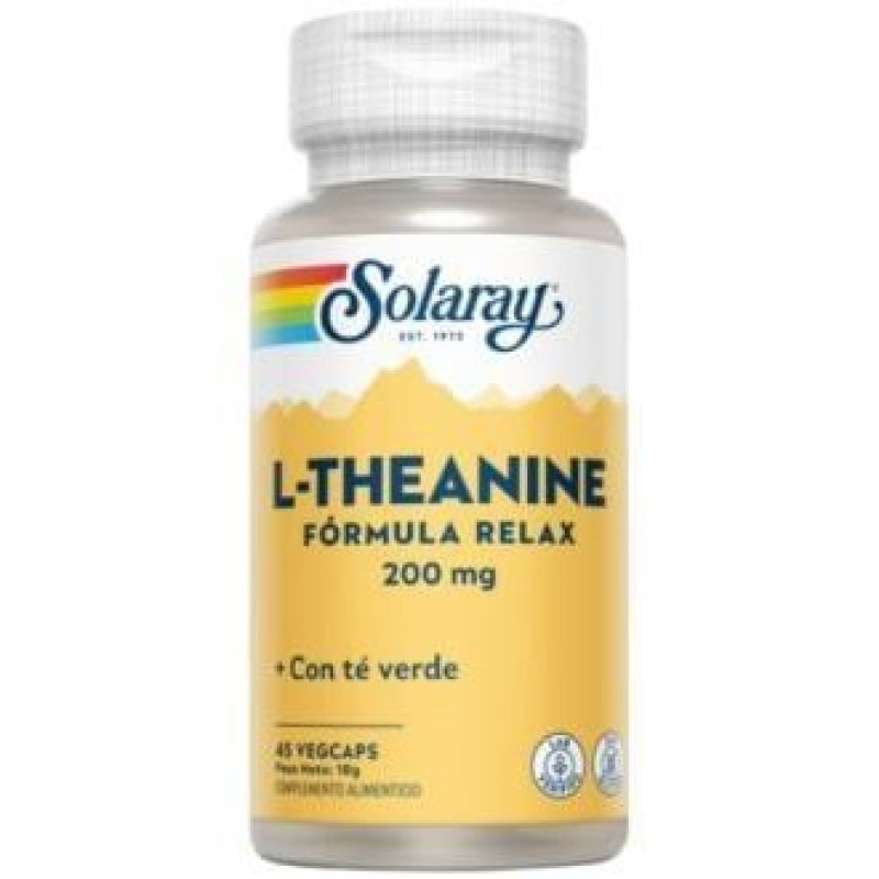 L - Teanina (theanine) 200mg. 45cap - Solaray