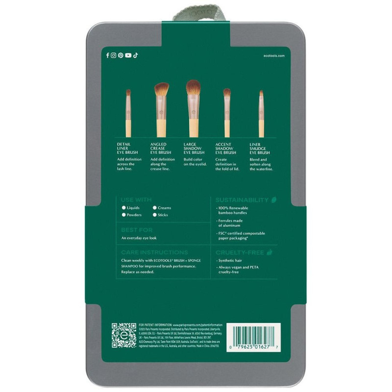 Set Brochas Ojos Daily Defined Eye 5uds - Ecotools
