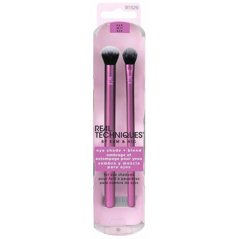 Kit Pinceles Eye Shade + Blend 2uds - Real Techniques