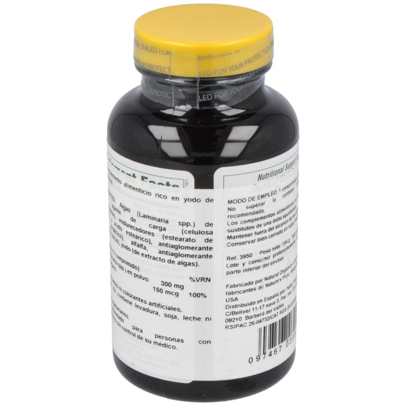 Natures Plus Kelp Yodo 300Compr