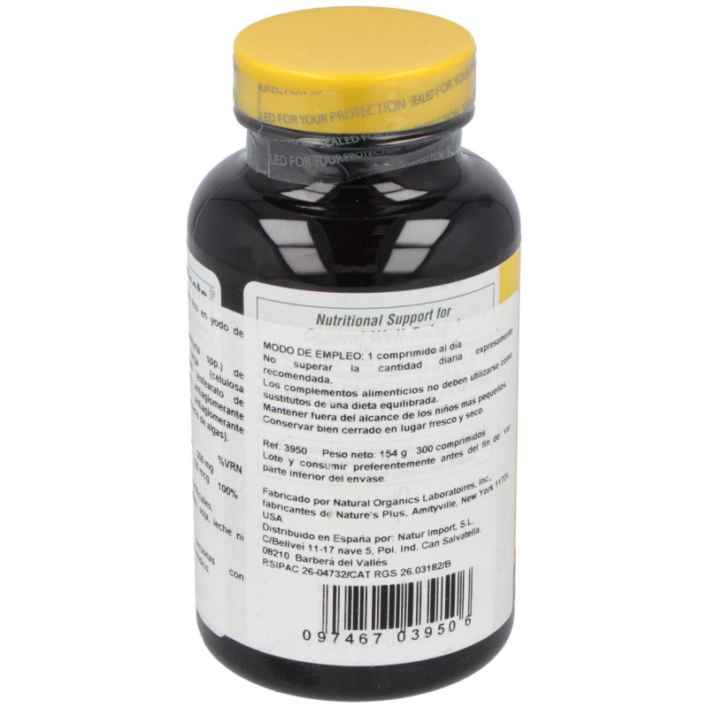 Natures Plus Kelp Yodo 300Compr