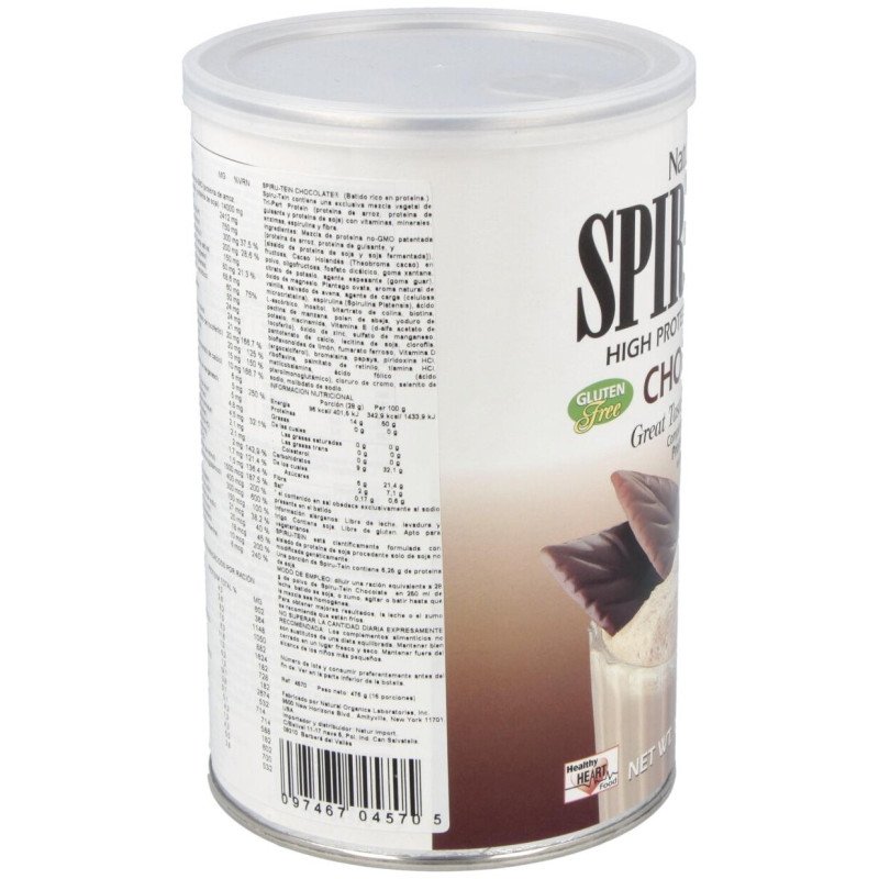 Spiru - Tein Chocolate 476gr - Natures Plus