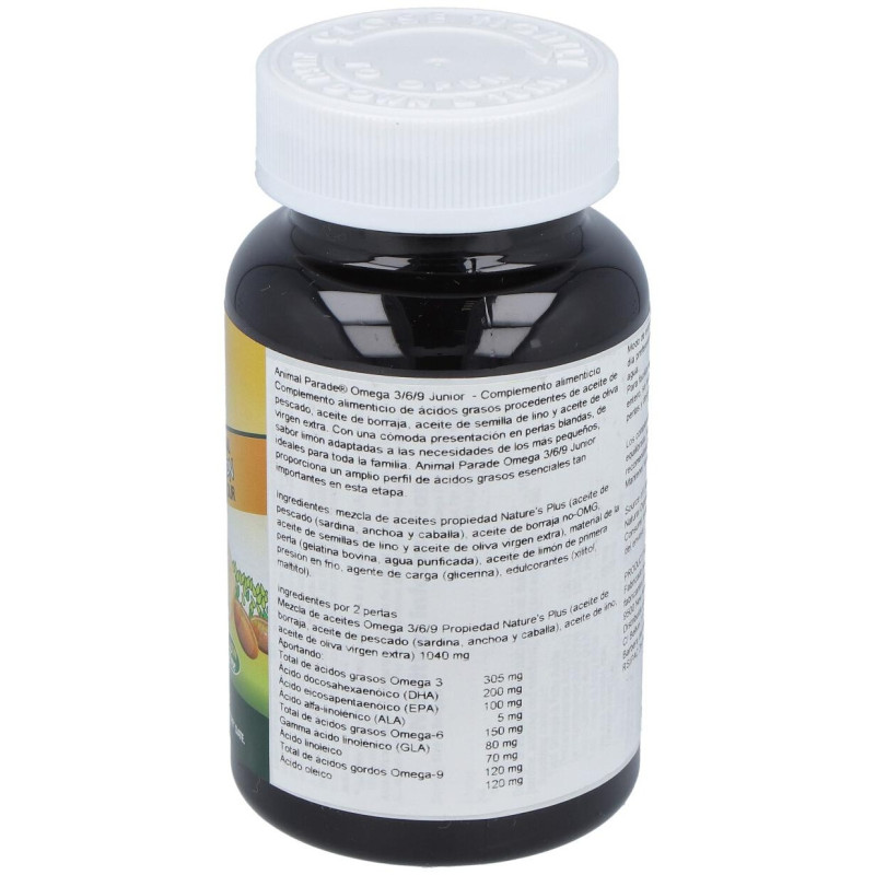 Nature'S Plus Animal Parade Omega 3 6 9 Junior 90Caps