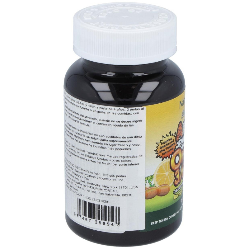 Nature'S Plus Animal Parade Omega 3 6 9 Junior 90Caps