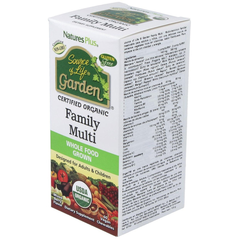 Nature'S Plus Garden Family Multivitaminico 60Comp