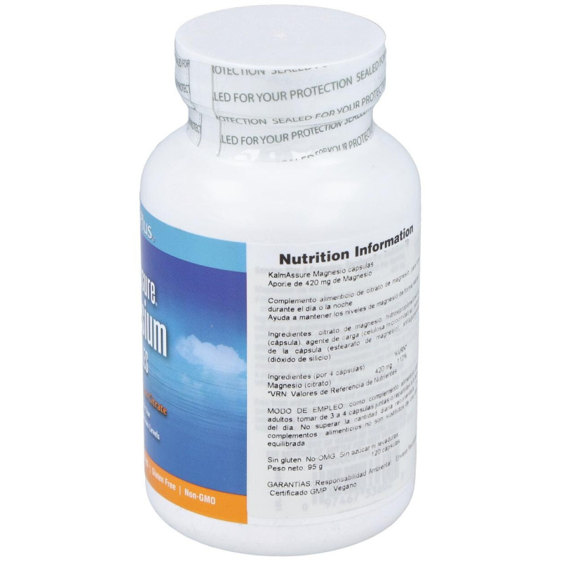 Kalmassure Magnesio 120cap - Natures Plus