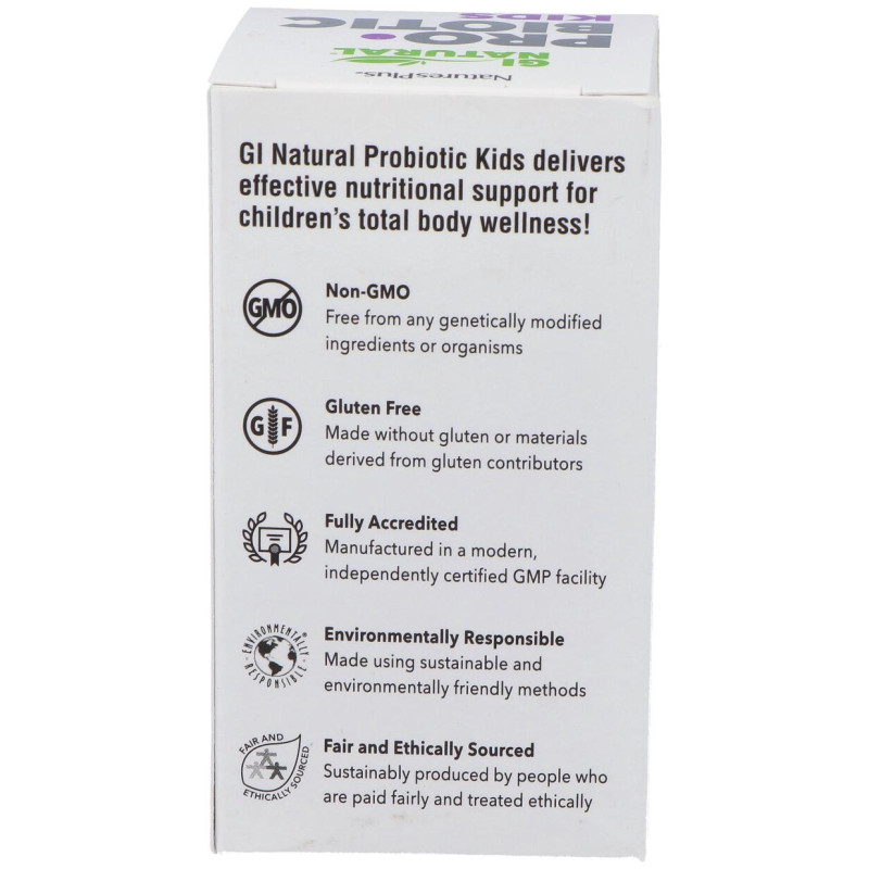 Gi Natural Probiotic Kids 30comp. Mast - Natures Plus