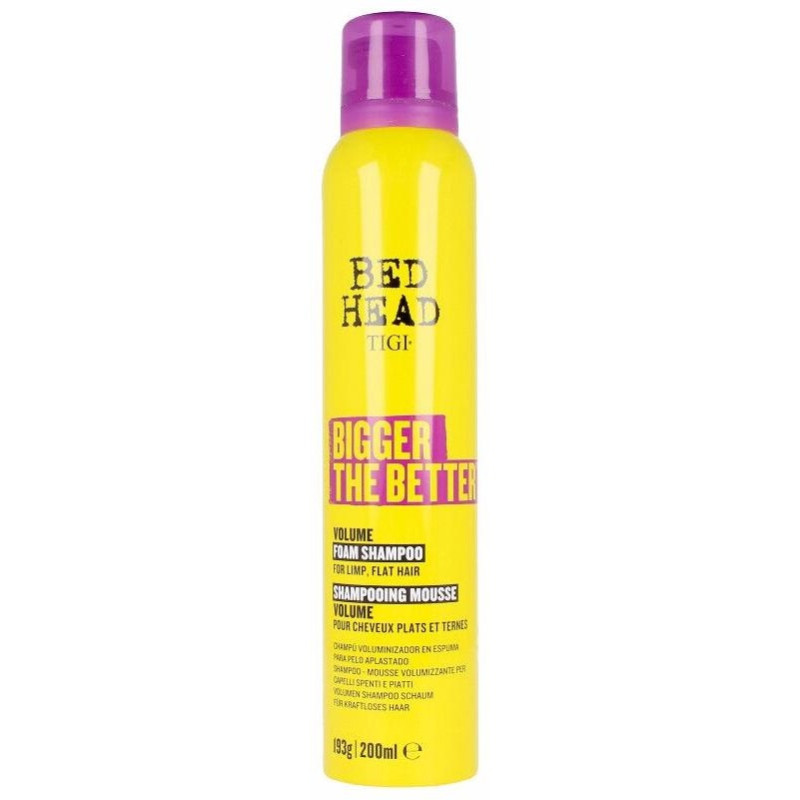 Bed Head Bigger The Better Volume Foam Shampoo 200ml - Tigi