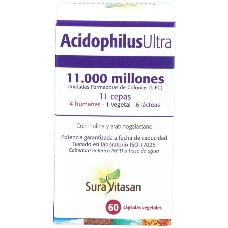 Ácidophilus Ultra 60 Cápsulas - Sura Vitasan