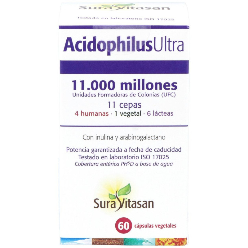 Ácidophilus Ultra 60 Cápsulas - Sura Vitasan