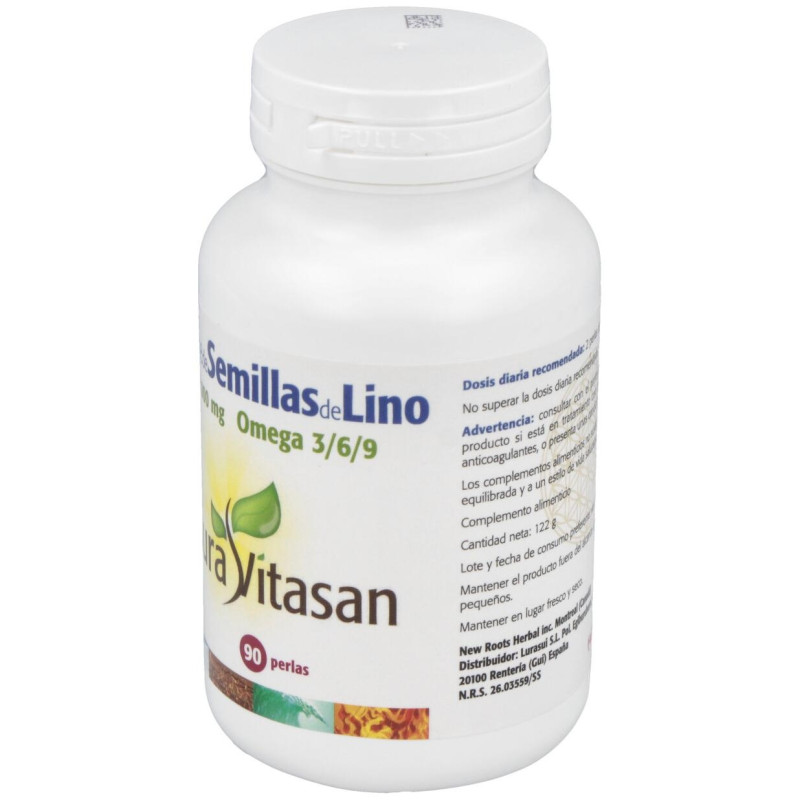 Aceite de Semillas de Lino 90 Perlas - Sura Vitasan