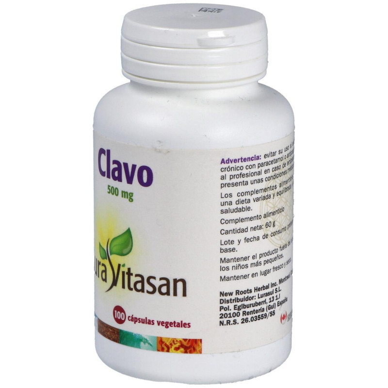 Clavo 500mg 100caps - Sura Vitasan