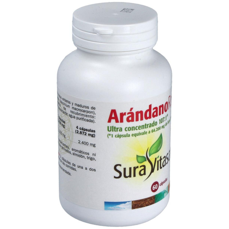 Arandano Rojo 600mg 60caps - Sura Vitasan