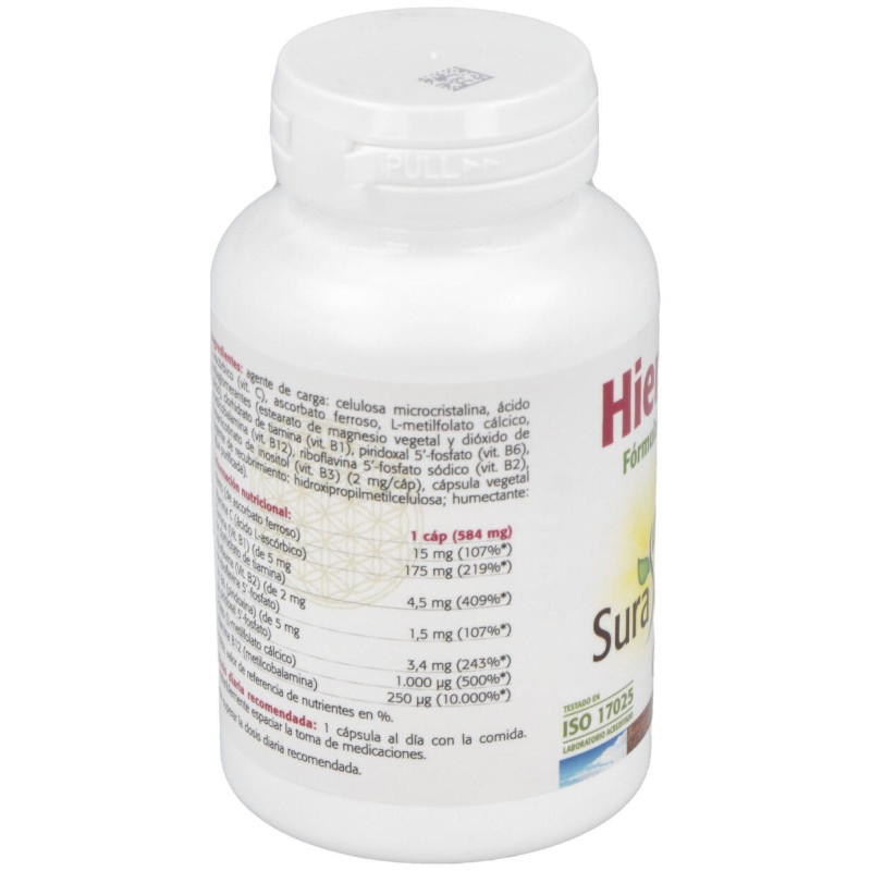 Hierro 15 90caps - Sura Vitasan