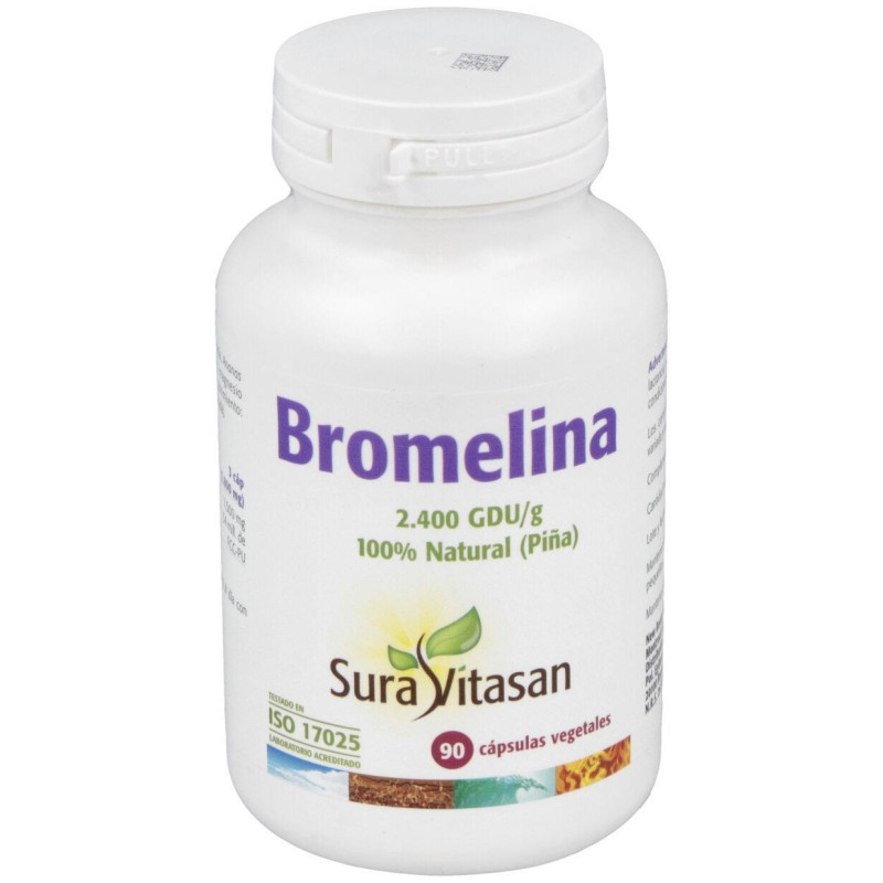 Sura Vitasan Bromelina 2.400 500 Mg. 90 Cápsulas