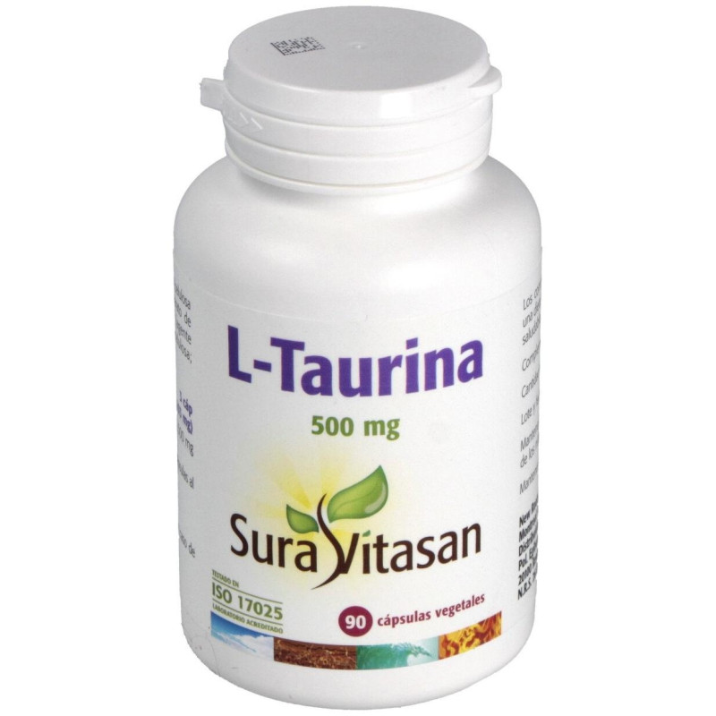 L - Taurina 500mg 90caps - Sura Vitasan