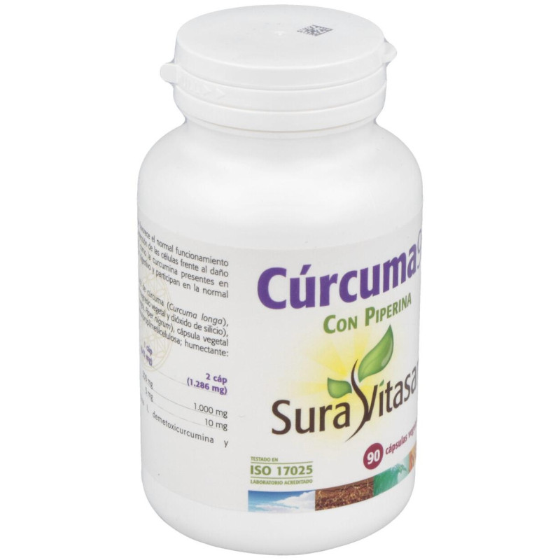 Cúrcuma 95 90 Cápsulas - Sura Vitasan