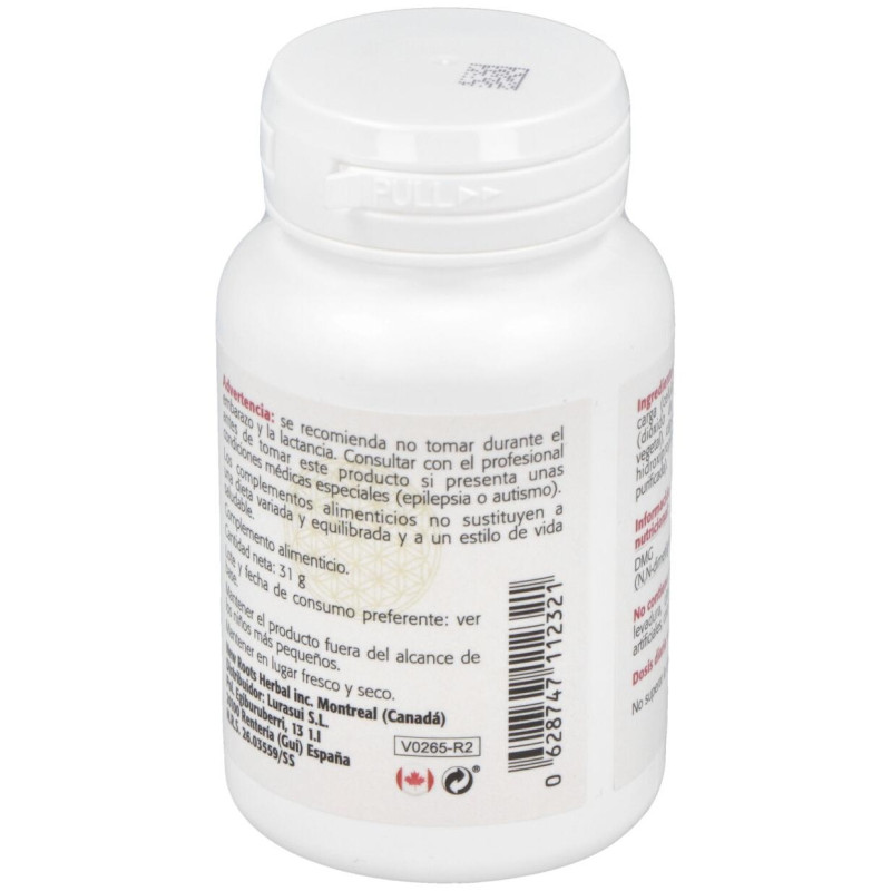Dmg N_ N - Dimetilglicina 125 mg 100 Cápsulas - Sura Vitasan
