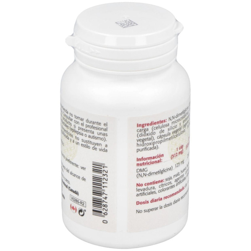 Dmg N_ N - Dimetilglicina 125 mg 100 Cápsulas - Sura Vitasan